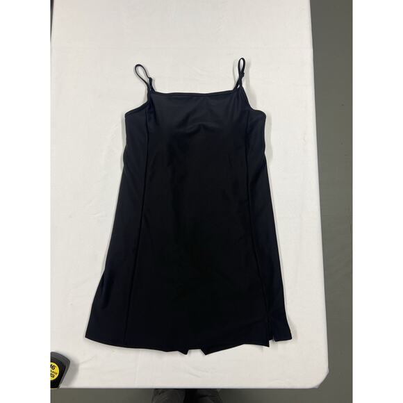 OLD NAVY Active Go-Dry PowerSoft Athletic Black Dress Build In Bodysuit Large - Picture 3 of 12